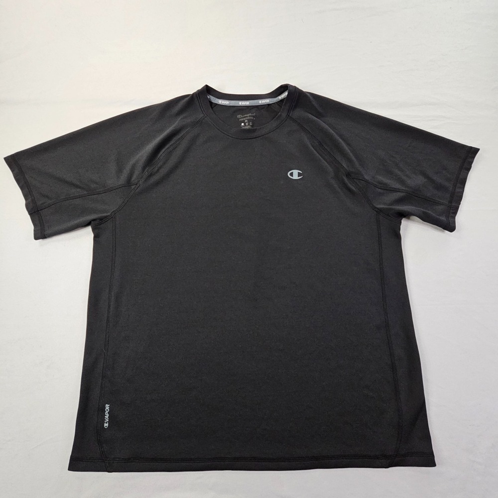 Champion Vapor Black‎ Short Sleeve Performance T-Shirt Men's XL